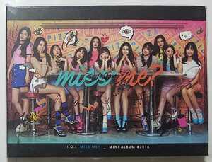 I.O.I 直筆サイン入り miss me? 韓国盤 CD ソミ セジョン ユジョン チョンハ ソへ ギョルギョン チェヨン ドヨン ミナ ナヨン ヨンジョン