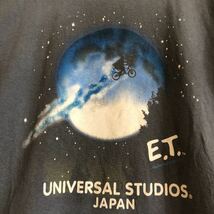 USJ UNIVERSAL STUDIOS JAPAN E.T プリント ビンテージ 半袖Tシャツ_画像3