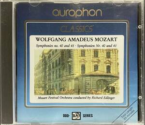 CD/ モーツァルト：交響曲 第40,41番「ジュピター」/ エトリンガー&モーツァルト祝祭管