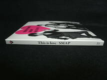 ●送料無料●中古CD● CD+DVD / SMAP / THIS IS LOVE / スマップ_画像4