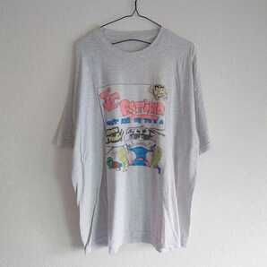 古着 ビンテージ Tシャツ パロ コメディ おじさん リゾート グレー レトロ