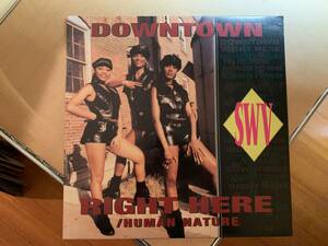 ★送 510★1993年★SWV★DOWNTOWN★RIGHT HERE/ HUMAN NATURE★90年代 90'S HIPHOP 90'S R&B