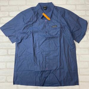 グラビス gravis 半袖 ワークシャツ ネイビー XL 90年代ビンテージ スケボー ストリート