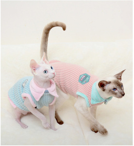 ◇ペット 猫 服 暖かい 特価 セーター ジャンパー パーカー XS～XL プルオーバー ポリエステル ニット シャツ 小型 中型 子猫 犬 新品