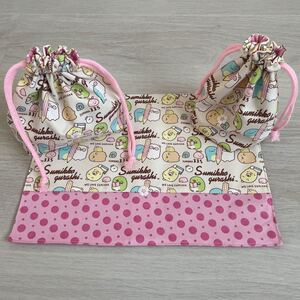 お弁当袋 コップ袋 ランチョンマット ハンドメイド