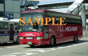 F-16A[ автобус фотография ]L версия 1 листов JR Kyushu автобус Miyazaki машина Aero Queen M Phoenix номер 