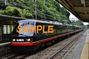 Ｄ【鉄道写真】Ｌ版５枚　伊豆急　リゾート21　黒船電車（１）