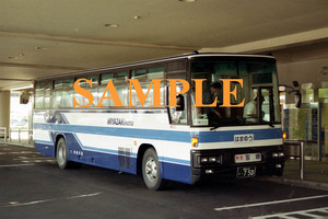 D【バス写真】Ｌ版３枚　宮崎交通　西工C型　高速車　はまゆう号　