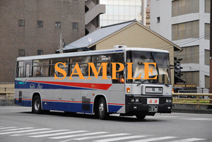D-15A【バス写真】Ｌ版４枚　西肥バス　西工S型　高速車