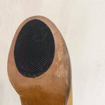 AIGNER/shoes/brown/heel/アイグナー/サボ/茶色/木の葉/スウェード/ヒール/靴_画像8