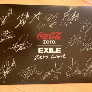 EXILE Coca-Cola ZERO クリアファイル