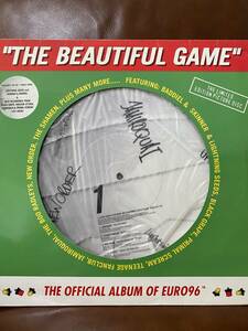 「The beautiful game」the official album of euro96 アナログレコード　オムニバス　UEFA europ96 England ネオアコ　ワナダイズ