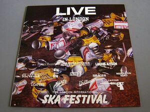 《新品同様》V.A. Live In London 1989 UK Orig.LP Feat. BAD MANNERS PRINCE BUSTER LAUREL AITKEN TROJANS LOAFERS ネオスカ NEO SKA