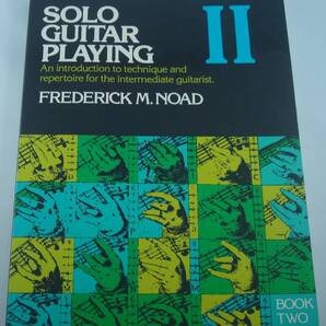 送料無料★SOLO GUITAR PLAYING BOOKⅡ Frederick M. Noad フレデリックノアド コード 右手のエクササイズ アンサンブル演奏 洋書 教則本