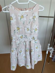 ワンピース ミニワンピース 花柄 フリル 袖なし ダズリン dazzlin レディース 夏 秋 かわいい 花柄ワンピース 中古