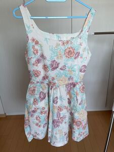 ワンピース ミニワンピース 花柄ワンピース 花柄 袖なし ダズリン dazzlin レディース かわいい ノースリーブ 夏 秋