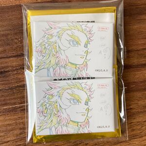 煉獄杏寿郎 原画コレクション スクエア 缶バッジ A 2点セット