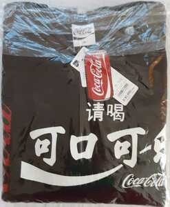 即決★GU COCA-COLA ビッグスウェットシャツ 長袖 coca-cola 3+X サイズM 黒 商品タグ付き 未使用