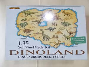 海洋堂 DINOLAND 原型 松村しのぶ ティラノサウルス 1/35 恐竜 ガレージキット 動物 生物 フィギュア