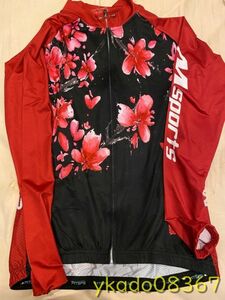 P1224: レディース サイクリングジャージー Mtb自転車服 Ciclismo長袖ジャージーロードライディングシャツ ロードバイクサイクリングウェア