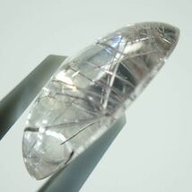 レッド(シルバー) ルチル クォーツ RGS502 ブラジル ミナスジェライス州産 5.1ct (1ct=0.2g)(サイズ約13mm×10mm×4mm ) 水晶 天然石ルース_画像10