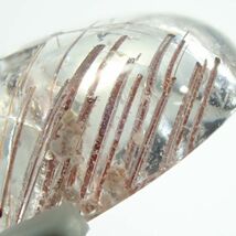 レッド ルチル クォーツ RGS354 ブラジル ミナスジェライス州産 9.2ct (1ct=0.2g)(サイズ約17mm×12mm×5mm ) 水晶 天然石 ルース_画像8