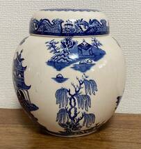 英国製　vintage MASON tea leaf pot BLUE WILLOW 送料無料_画像2