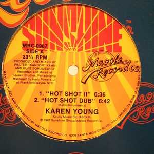 KAREN YOUNG / HOT SHOT Ⅱ & DUB /GARAGE/B-BOY ブレイク/エレクトロ/ELECTRO DISCO