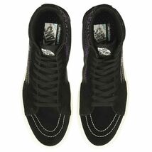 ☆VANS COMFYCUSH SK8-HI 黒/紫 クモの巣柄 26.5cm バンズ コンフィクッシュ スケートハイ VN0A3WMB4CJ_画像7