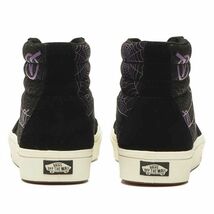 ☆VANS COMFYCUSH SK8-HI 黒/紫 クモの巣柄 26.5cm バンズ コンフィクッシュ スケートハイ VN0A3WMB4CJ_画像5