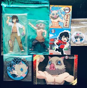 鬼滅の刃 嘴平伊之助 キメツ学園 キメツ祭 バレンタイン アクリルスタンド 無限列車 出発進行セットアクスタ ラバーマスコット等