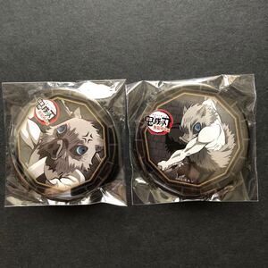 劇場版 鬼滅の刃 無限列車編 コラボダイニング 第4期ufotable dining 嘴平伊之助 缶バッジ お楽しみくじ 非売品