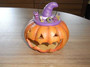  Halloween decoration * pumpkin type candle put ornament 