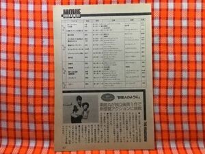 CN19565◆切抜き◇薬師丸ひろ子柴田恭兵◇野蛮人のように・新感覚アクションに挑戦