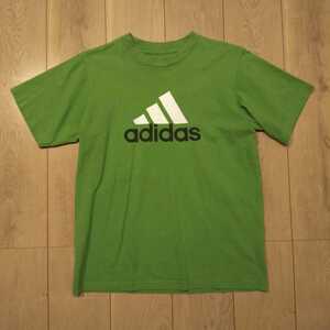 USA古着卸 キッズLサイズ adidas アディダス ロゴ プリント Tシャツ