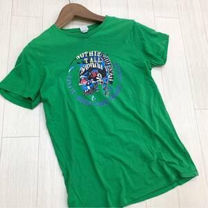 G @ 国内正規品 '都会のカジュアルウェア' DIESEL ディーゼル 半袖 ブレイブマンロゴ Tシャツ SIZE:16 トップス 人気モデル 綿100% GRY 緑