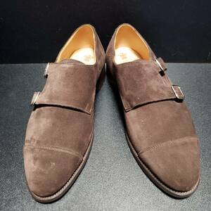  Tricker's (Tricker's)LeavenWorth suede leather shoes UK9