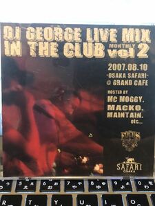 MIXCD DJ GEORGE LIVE MIX IN THE CLUB VOL 2★MURO KIYO KOCO KENSEI HIP HOP