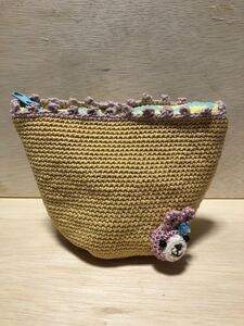 ハンドメイド うさちゃん ポーチ