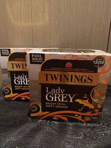 イギリス購入 日本未入荷 Twinings レディグレー 2箱 セット オレンジ