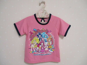 ■ スマイルプリキュア ■ 可愛い半袖Ｔシャツ 110㎝ ピンク 10807