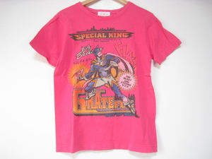 ARW トップス Tシャツ 半袖 丸首 ピンク プリント フリーサイズ