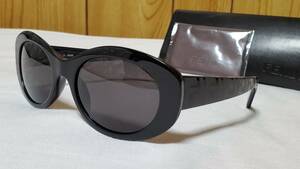  regular good rare Celeb FENDI Fendi round full frame sunglasses black × gradation Logo Zucca Fg llama las emblem glasses 0 attached have 