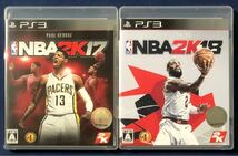 【動作確認画像有り】 PS3 NBA 2K 17 18 NBA2K17 NBA2K18 2点セット まとめ売り プレステ3 ゲームソフト バスケット スポーツ_画像1