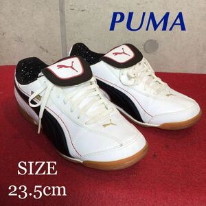 【売り切り!送料無料!】A-116 PUMA スニーカー!ホワイト!23.5cm!中古箱なし!