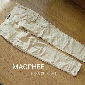 トゥモローランド　MACPHEE　カーゴパンツ　サイズ40　ベージュ