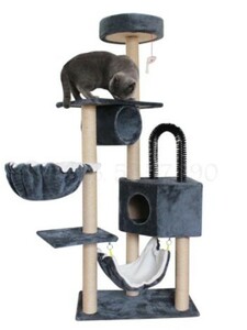 猫クライミング,猫巣木,猫の棚,ジャンプ台,おもちゃ猫サイザルヴィラ,猫クライミングクロールタワー,５から８