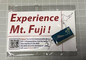 新品・ピンバッジ EXPERIENEC MT.Fuji！日本一　富士山