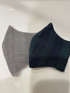 立体インナー チェック 2枚セット