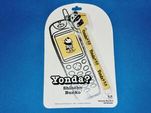 【未開封】 Yonda? ストラップ ／ 新潮文庫の100冊 新潮社 パンダ ヨンダ マスコット キャンペーン ノベルティ 非売品 2001